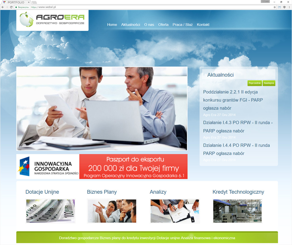 Strona internetowa CMS Responsywna