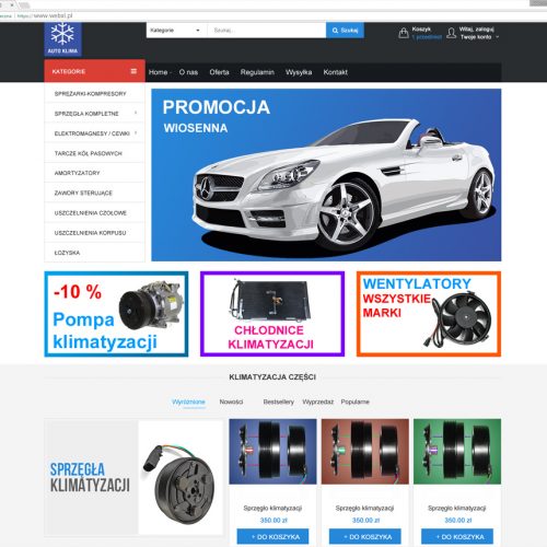 Sklep internetowy System sprzedaży