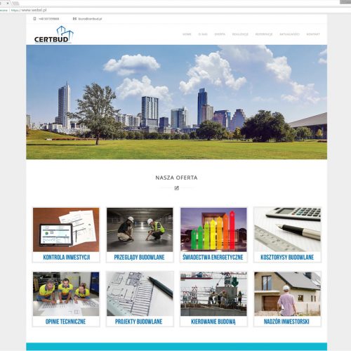 Strona internetowa CMS Responsywna