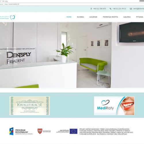 Strona internetowa CMS Responsywna