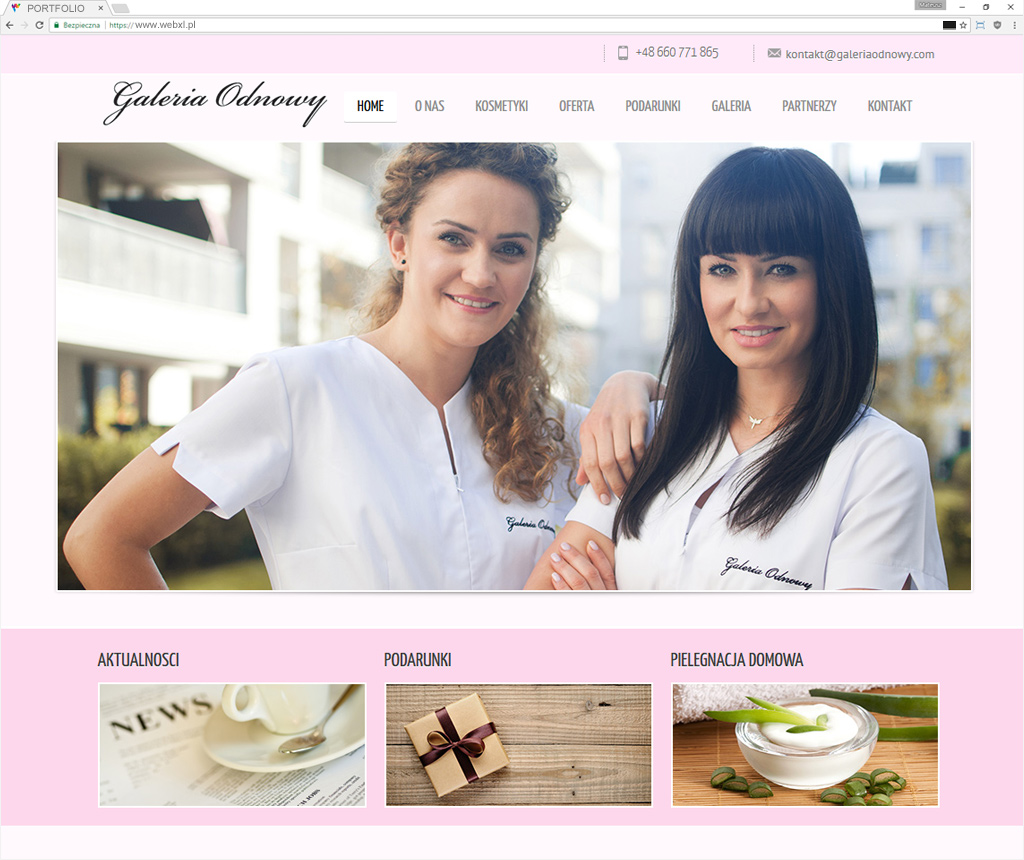 Strona internetowa CMS Responsywna