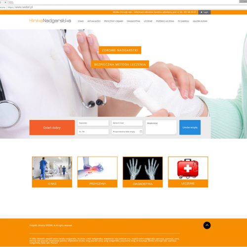 Strona internetowa CMS Responsywna
