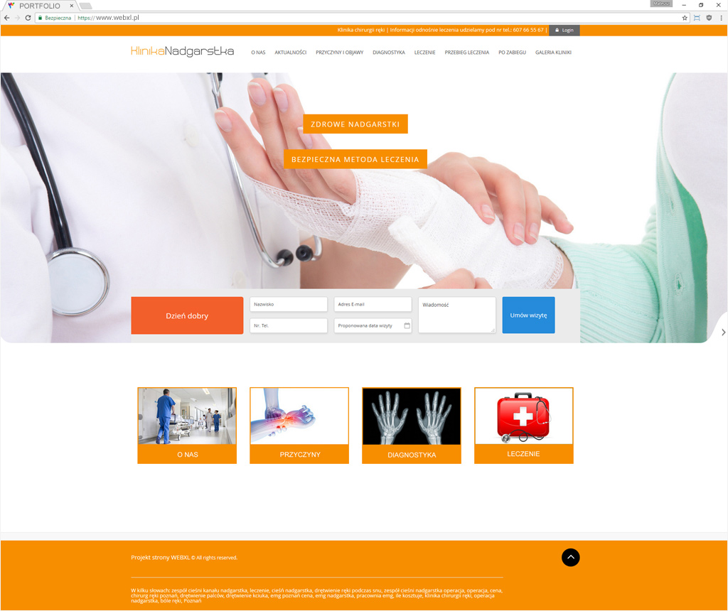 Strona internetowa CMS Responsywna
