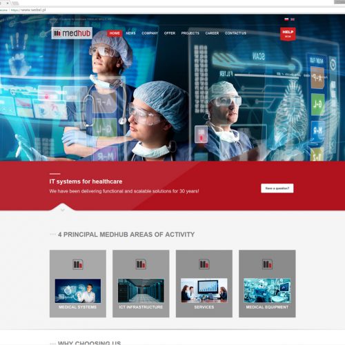 Strona internetowa CMS Responsywna