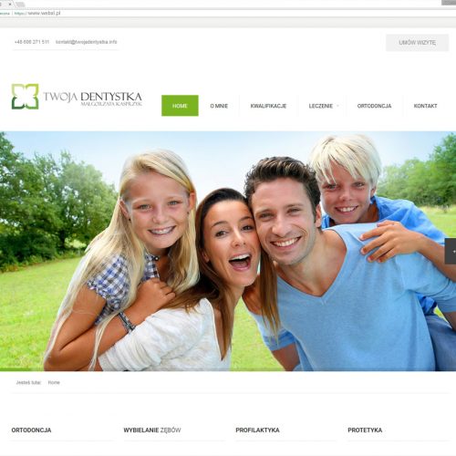 Strona internetowa CMS Responsywna