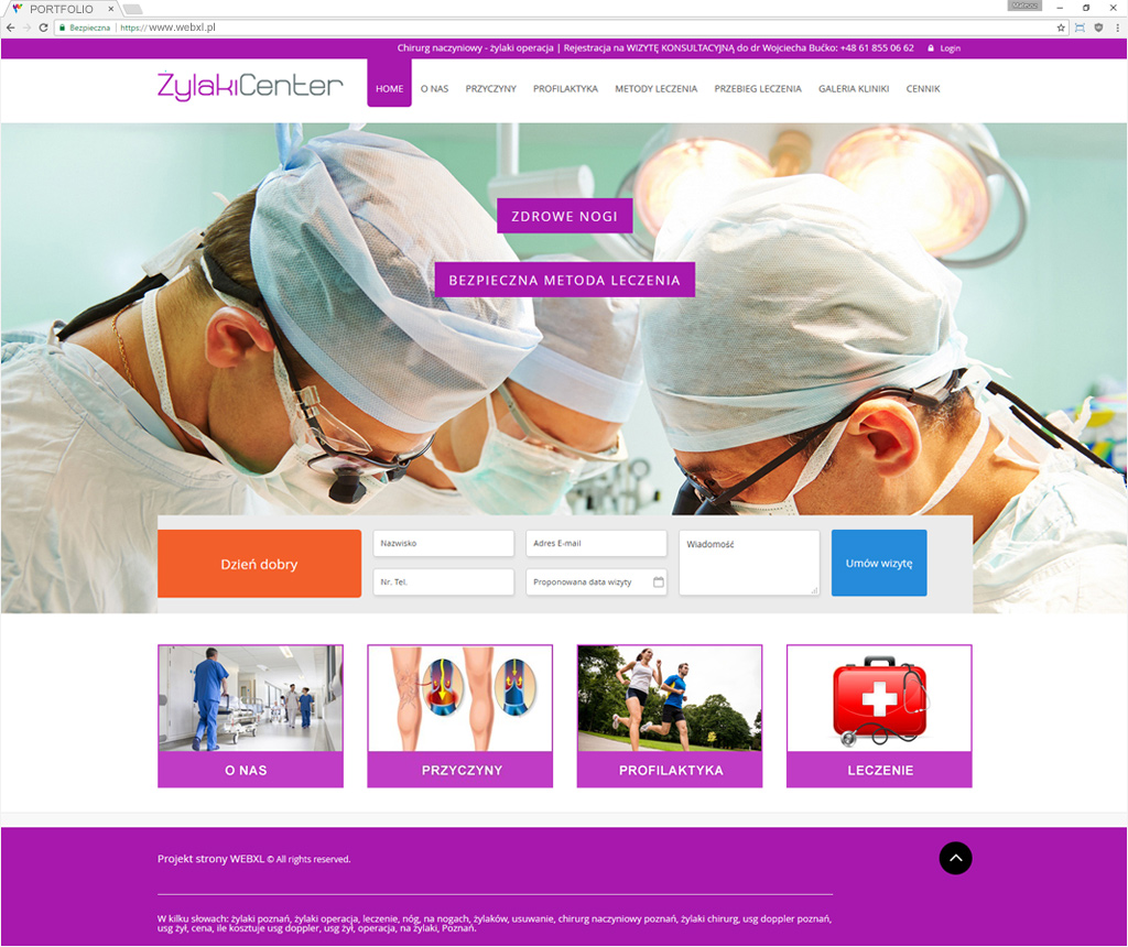 Strona internetowa CMS Responsywna